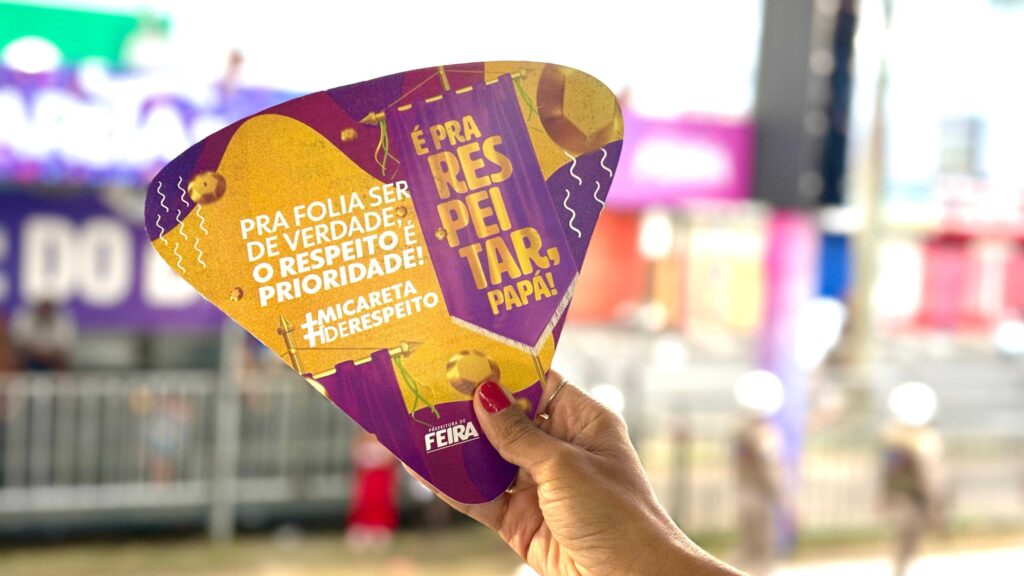 Campanha da Prefeitura de Feira chama atenção para o combate à violência contra mulheres